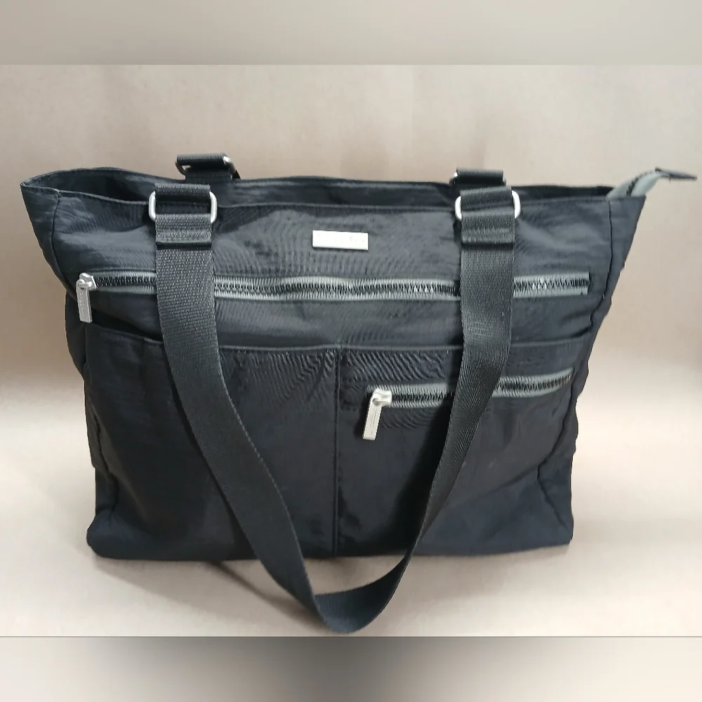 Baggallini Black Laptop Women's Bag - Picture 1 of 10